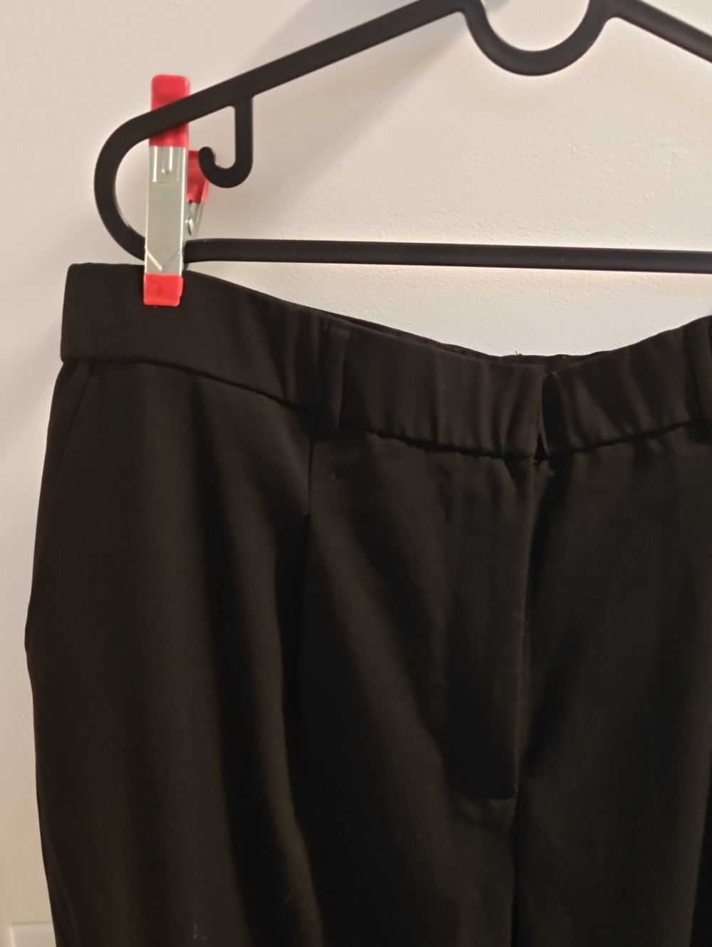 Women's Black Wide-Leg Trousers Haver & Blair